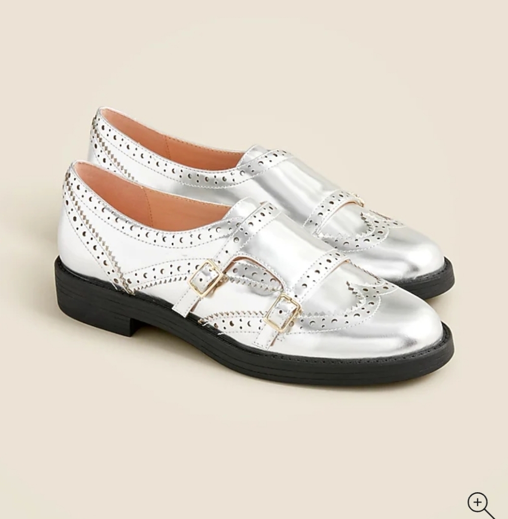 J. Crew Silver Women's Loafers